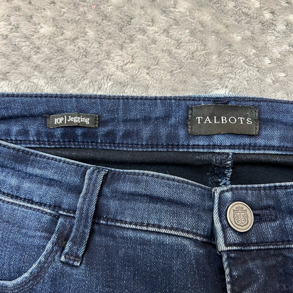 TALBOTS Women's Blue Jeggings Size 10P